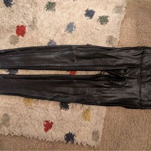 (XL) SPANX Black Faux Leather Leggings